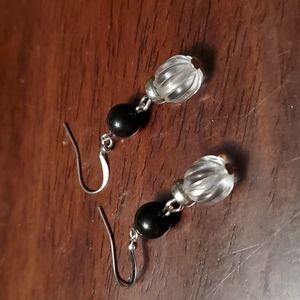 Beaded drop earrings